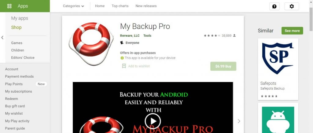 how to backup android data